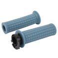 thumbnail image 4 of Empuñaduras de acelerador para manillar de motocicleta, de 22mm, de silicona, lado izquierdo y derecho, para Scooter GY6, 50cc, 80cc, 125cc, 150cc, color azul, 4 of 5