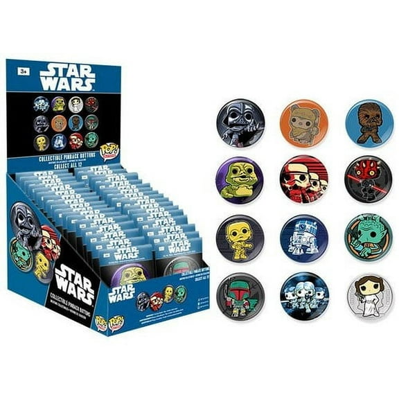 FUNKO BUTTON: CLASSIC STAR WARS ONE FIGURE PER PURCHASE