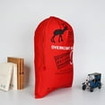 thumbnail image 2 of Kmbangi Christmas Gift Drawstring Bag with Cartoon Letter Decoration, 2 of 8