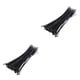 thumbnail image 3 of Advancent 100 unids/set de bridas para cables, organizador de bridas de nailon de plástico autoblocante, Cable de sujeción, bridas estándar negro 2piezas, 3 of 6