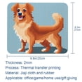 thumbnail image 5 of Dog 8.3x9.8 Inch Square Non-Slip Rubber Bottom Mouse Pad, Desk Pad, Desk Mat - Printed Design for Office and Gaming, 5 of 6