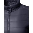 thumbnail image 6 of FashionOutfit Women's Lightweight Solid Basic Outdoor Sports Quilted Puffer Jacket, 6 of 6
