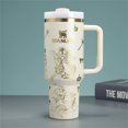 thumbnail image 1 of Tasse Double Isolée en Acier Inoxydable 40oz Tasse Automobile avec Poignée Tasse à Bière Bingba, 1 of 4