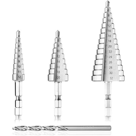 

Stepped Drill Bit Drill Bit Metal Drill Bit Stage Drill HSS Steel Milling Cutter Triangle Conical Drill with Titanium Coating Screwdriver Drill for Steel / Wood / Brass / Plastic / PVC