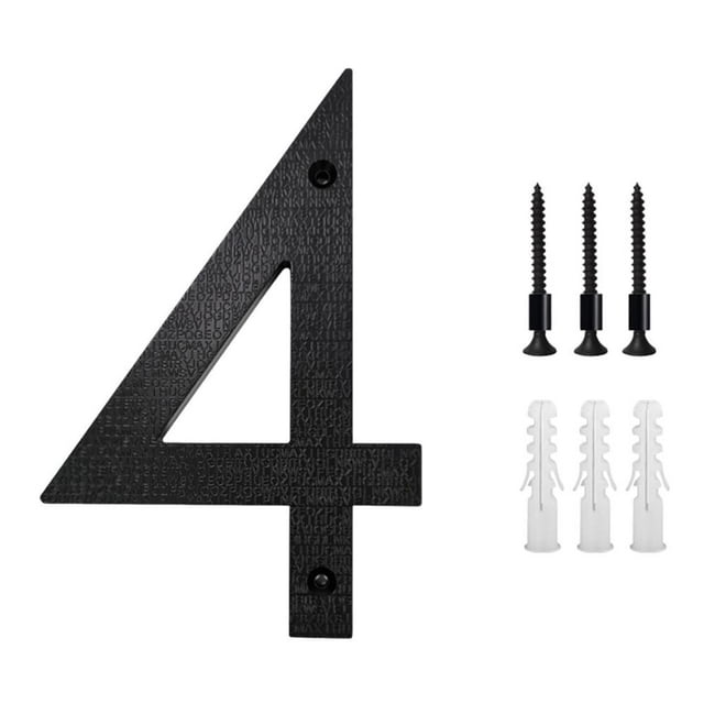 Feltree 5 Inch Modern Metal House Numbers Door Number House Address Letters and Numbers for Outside Signs