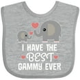 thumbnail image 3 of Inktastic Best Gammy Ever Grandchild Boys or Girls Baby Bib, 3 of 4