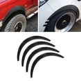 thumbnail image 1 of Universal Wheel Eyebrow Protector Flexible PP Matte Black Widened Decorative Arches for Car, 1 of 7