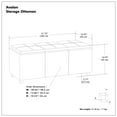 thumbnail image 3 of Simpli Home Amherst 60 in. W 3 Door Storage Cabinet in Hickory Brown, 3 of 11