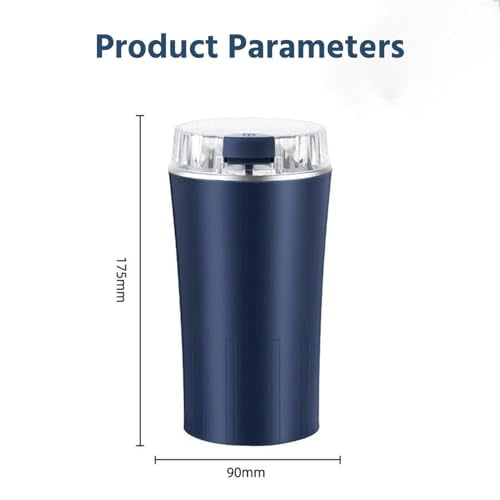 Electric Coffee Grinder, Multi-Grain Blending & Powdering Machine, Electric Coffee Bean Grinder Stainless Steel Blade, One Touch Operation for Coffee Beans, Herbs, Nuts, Grains