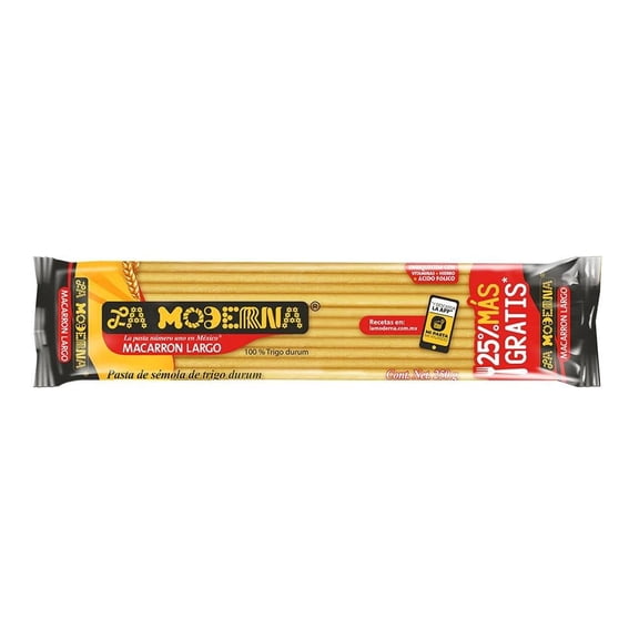 Pasta de macarrón largo La Moderna 250 g