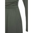 thumbnail image 5 of LASCANA Women's Ruched Maxi Dress Ruching, 5 of 5