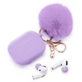 thumbnail image 3 of Funda de silicona lavanda púrpura para AirPods Pro Cypher.V, 3 of 6