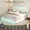 Velvet Cream, variant on SIBEDS Queen Bed Frame with Upholstered Storage Adjustable Headboard, Platform Bed Frame with LED Lights and 2 Drawers, Velvet Grey