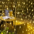 thumbnail image 2 of Luz de red de pesca con luz de red estrellada, luz de red solar decorativa para exteriores, luz de red led impermeable para decoración de parques, 2 of 4