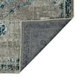 thumbnail image 2 of Luxee Designs Montana 9x12 Area Rug, Durable Low - Pile Medallion Pattern Indoor Rugs for Living Room, Bedroom, Kitchen, Office, High Traffic Area - Teal, 2 of 6