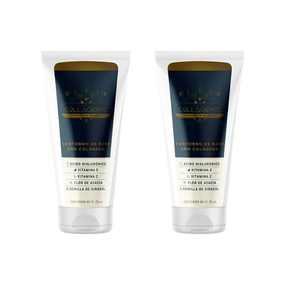 crema reparadora contorno de ojos acido hialuronico colageno collagenic kit 2 pzas crema facial