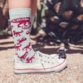 thumbnail image 5 of Women's Winosaur Socks Funny Wine Lover Drinking Vintage Graphic Footwear, 5 of 7