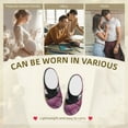 thumbnail image 7 of Lsque Flower Bald Eagle Pattern Womens Comfort Cotton on Scuff With Memory Foam and Anti-skid Sole Slipper-46/47, 7 of 7