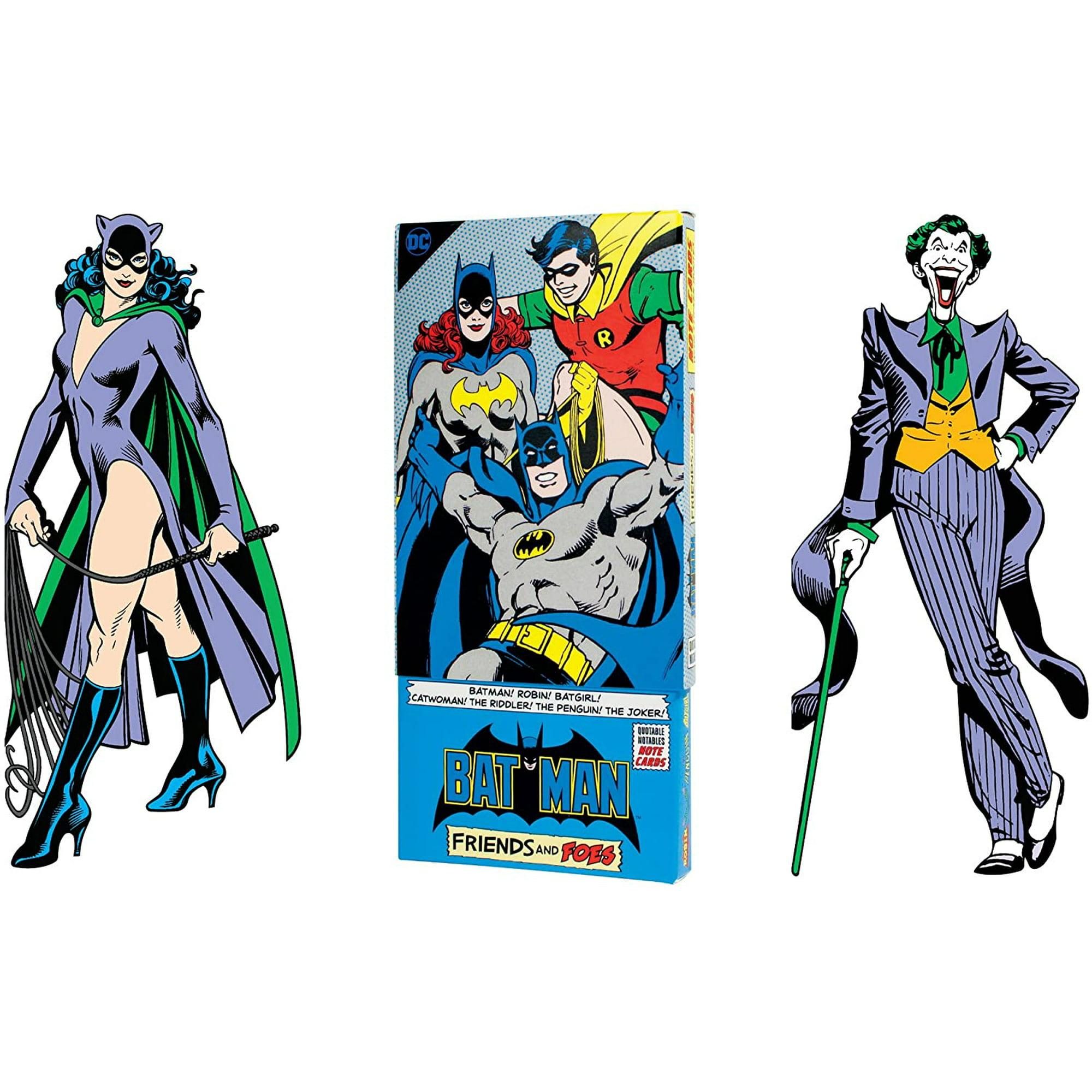 Batman Greeting Card Boxed Set - Die Cut Silhouette Cards of Batman, Robin,  Batgirl, Catwoman, The Riddler, The Penguin, The Joker | Walmart Canada