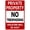 Warning Sign 2, variant on Private Property No Trespassing Violators Will Be Prosecuted in Accordance with ARS - 8"x12" Warning Sign, Legal Security Decor for Home Business