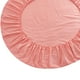 thumbnail image 4 of Sábana bajera elástica redonda de 200 cm de diámetro para cama, funda de colchón ajustable en 16 colores Pomelo rosa, 4 of 9