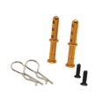 thumbnail image 3 of Almencla 2x RC Body Post Aluminum Shell Holder Mounts for 1/12 1/14 Crawler Car Truck gold, 3 of 8