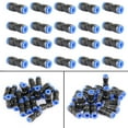 thumbnail image 3 of Motor Genic 20Pcs Air Pneumatic 1/4" to 1/4" Straight Push in Connectors Quick, 3 of 15