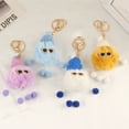 thumbnail image 5 of Naierhg Key Chain Fluffy Hanging Design Nice-looking Furry Pompom Keychain Decor for Girl, 5 of 8