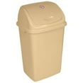 thumbnail image 1 of Superio Swing-Top Trash Can. 50 Liter/13 Gal. (Beige), 1 of 2