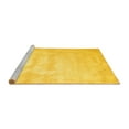 thumbnail image 2 of Ahgly Company Machine Washable Indoor Rectangle Abstract Yellow Contemporary Area Rugs, 8' x 12', 2 of 4