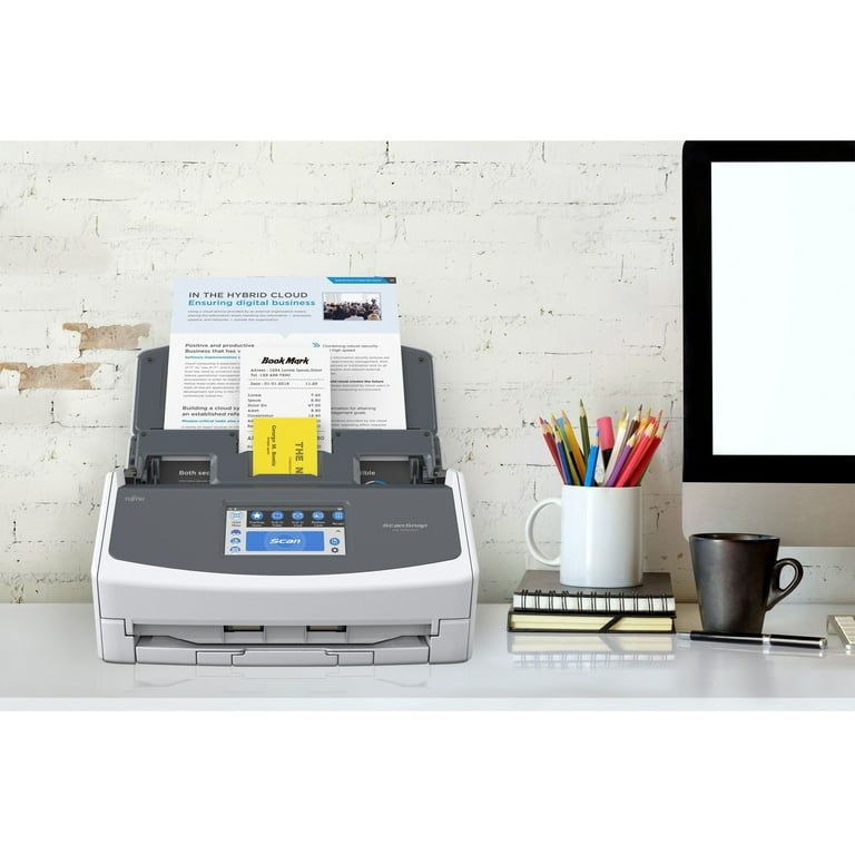 富士通 - FUJITSU ScanSnap FI-IX1600 ホワイト Fujitsu ScanSnap iX1600 Versatile Cloud Enabled Document