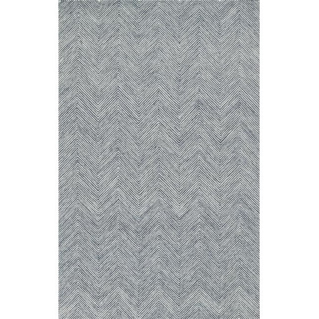 Momeni CHARSCHR-1DNM5080 5 x 8 ft. Charles Hand Tufted Contemporary Rectangle Area Rug, Denim