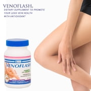 Venoflash Dietary Supplement Tablets, Circulation & Leg Vein Support, 80 Count