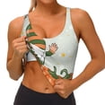 thumbnail image 4 of Lsque Gnome Holding A Pumpkin Printed Women'S Sports Bra, Compression, Moisture Wicking, High-Impact Sports Bra For Women,Supportive sports bra-X-Large, 4 of 9