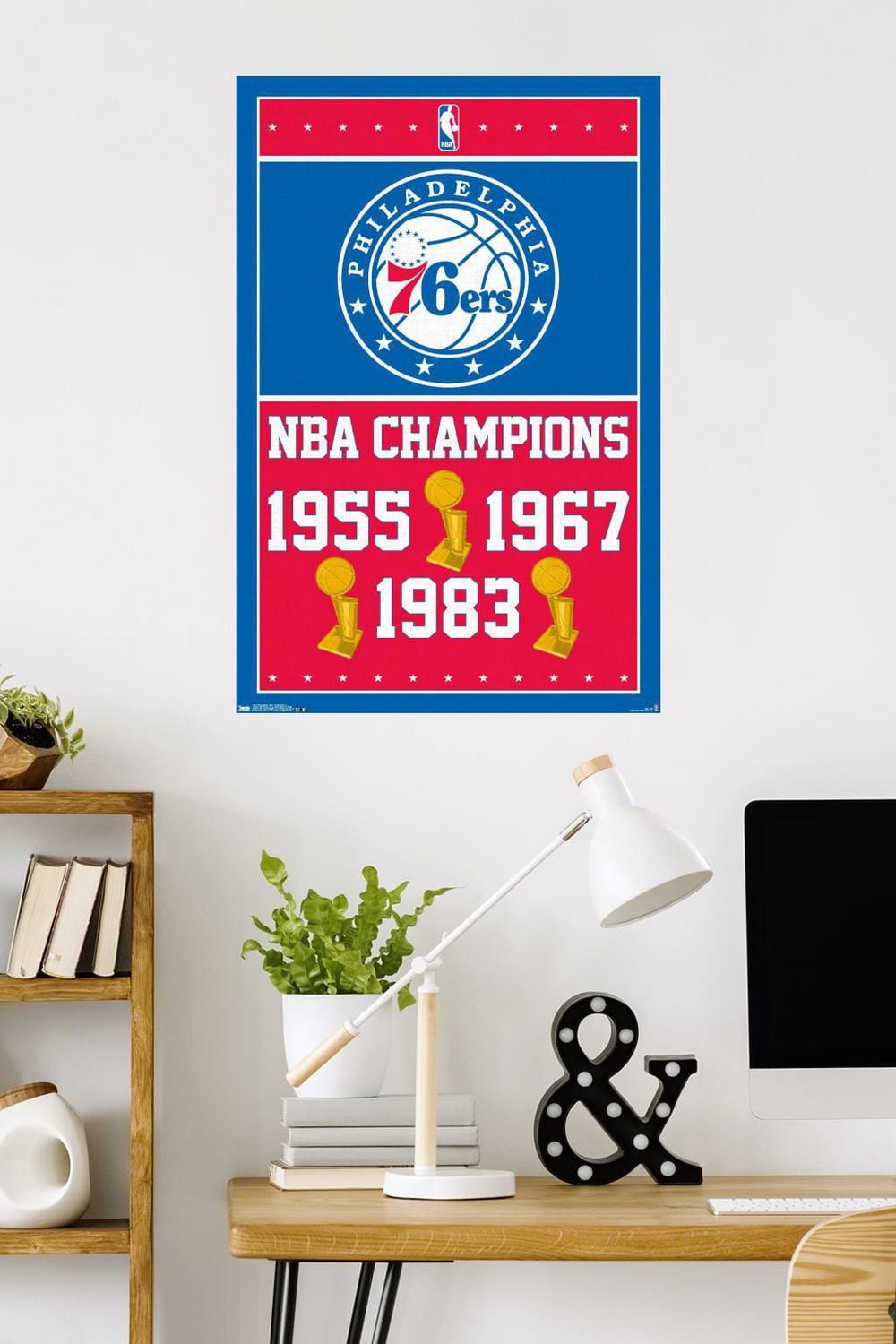 NBA Philadelphia 76ers - Champions 15 Wall Poster, 22.375" x 34"