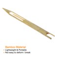 thumbnail image 3 of Uxcell 9# Bamboo Netting Needle Shuttle Fishing Net Repair Line Mending Tool, 3 of 5