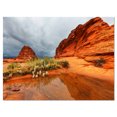 thumbnail image 2 of Clear Lake Vermillion Cliffs - Art sur Toile Paysage Surdimensionné, 2 of 3