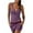!Purple, variant on Tankini Swimsuits for Women with Boy Shorts Solid Color Bikini Strap Split Swimsuit Women's Multicolor Split Beachwear Bathing Suit Women's Tankini Swimsuit Two Piece Bathing Suits with Shorts B L