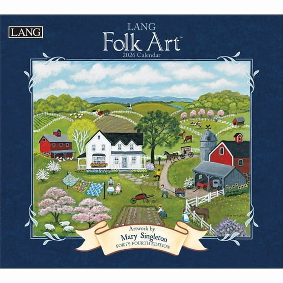 Lang Folk Art(tm) 2026 Wall Calendar, (Paperback)