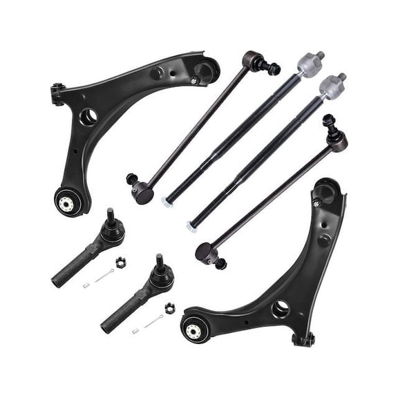 Front Control Arm Sway Bar Link Tie Rod Kit - Compatible with 2008 - 2016 Chrysler Town & Country 2009 2010 2011 2012 2013 2014 2015