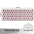 thumbnail image 5 of Kitchen Rugs Sets Of 2,Red and Gray Christmas Tree Pattern Anti Fatigue Kitchen Mat Rugs Non Slip Washable,Decorative Kitchen Floor Mats for Kitchen,Sink,Laundry,17"X47", 5 of 5