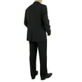 thumbnail image 3 of Salvatore Exte Mens 2 Button Two Piece Suit Modern Fit Jacket Blazer With Pant, 3 of 5