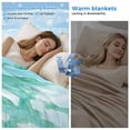 thumbnail image 2 of Teal Coastal Cooling Blanket, Lightweight Breathable Summer Throw Blanket with Double Sided Cold Effect,Summer Beach Ocean Seawater Nautical Picnic Beach Blankets Bed Sheet for Hot Sleepers 30"x40", 2 of 8