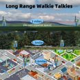 thumbnail image 4 of Walkie Talkie Mfcir para niños, recargable, paquete de 3, largo alcance, 3 km, 4 of 6