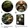 thumbnail image 3 of Designart "Tree Redwood Ancient Guardians Portrait II" Fantasy Floater Framed Wall Art Living Room, 3 of 7