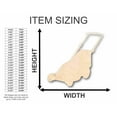 thumbnail image 2 of Unfinished Wood Mower Silhouette - Craft- up to 46" DIY 5" / 1/4", 2 of 3