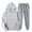 000-New Gray, variant on Fanxing 2024 Clearance Women Men 2 Piece Tracksuit Set Long Sleeve Hoodies Sweatsuits and Sweatpants Outfits Jogger Workout Set M,L,XL,XXL,XXXL