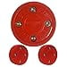 thumbnail image 2 of Better Biscuit la Rondelle de Hockey hors Glace Solide - Lot de 2, Rouge, 2 of 3