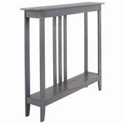 Narrow Entryway Wood Console Accent Table