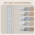 thumbnail image 4 of Roxstand 2'x12' Washable Runner Rug, Vintage Distressed Hallway Entrance Kitchen Rugs, Non Slip Stain Resistant Farmhouse Rug, Grey, 4 of 9
